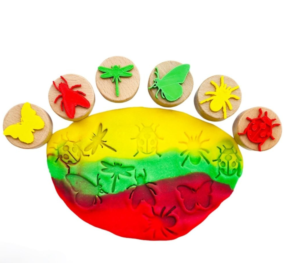 Sellos de madera insectos
