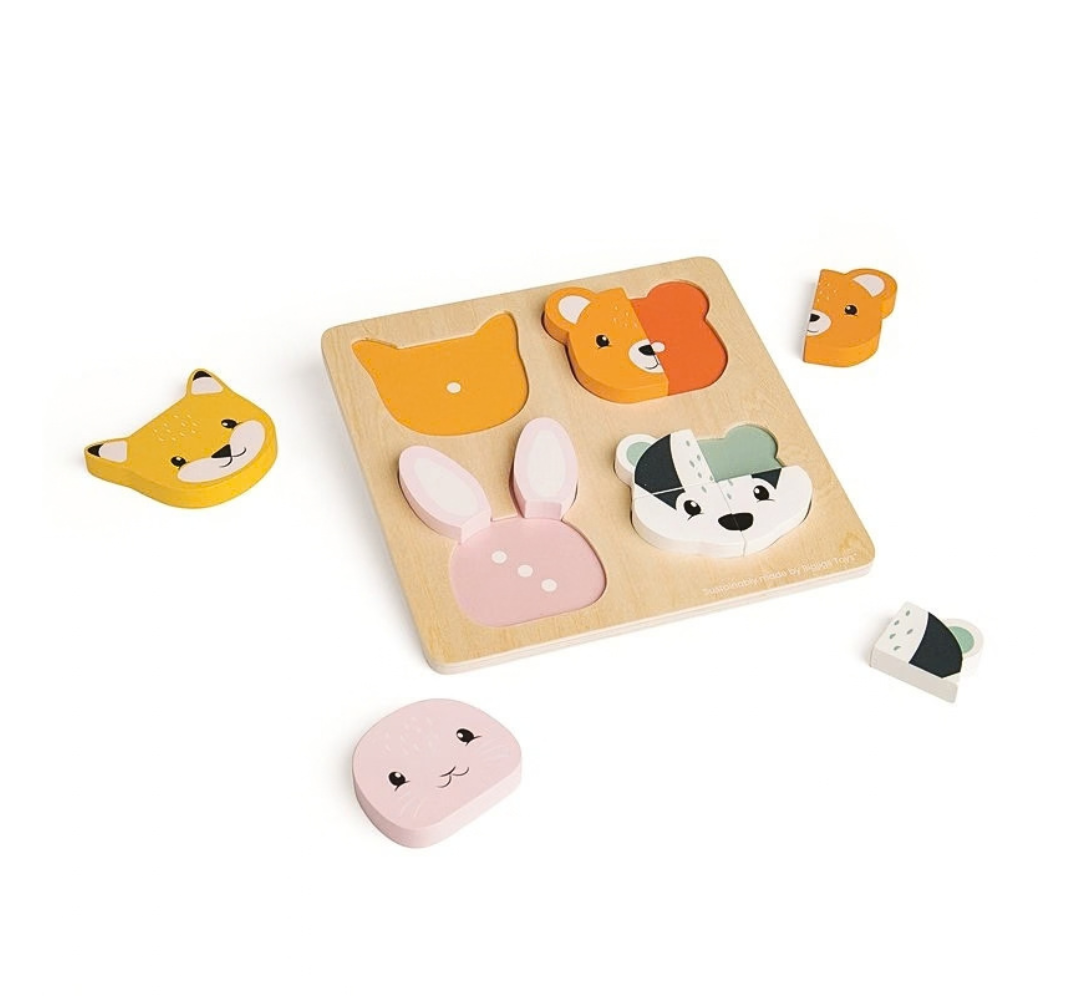 Puzzle animales del bosque