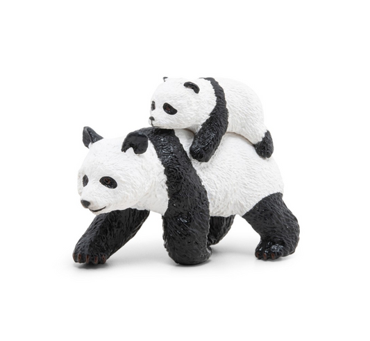 Panda y bebe panda