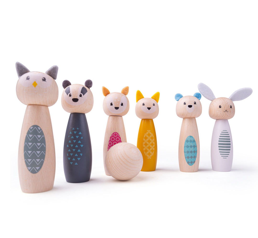 Bolos de animales del bosque