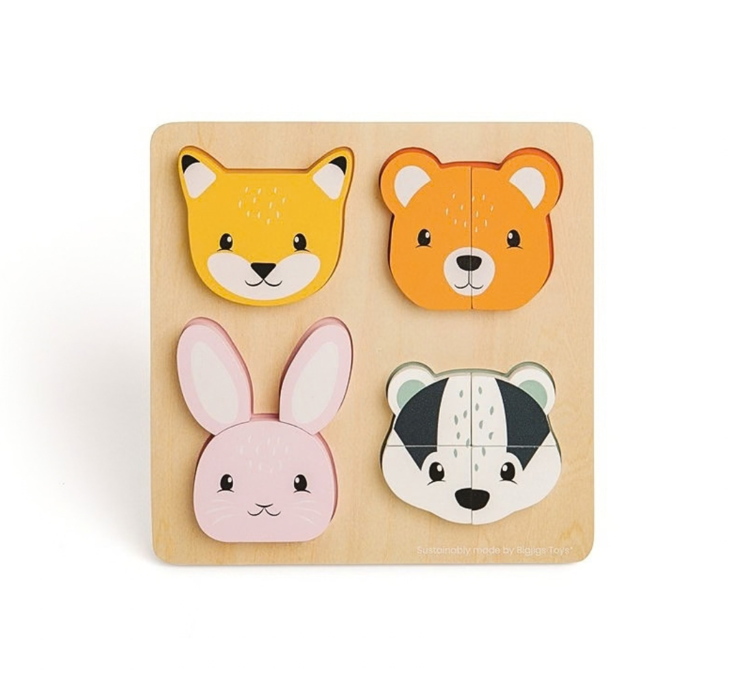 Puzzle animales del bosque