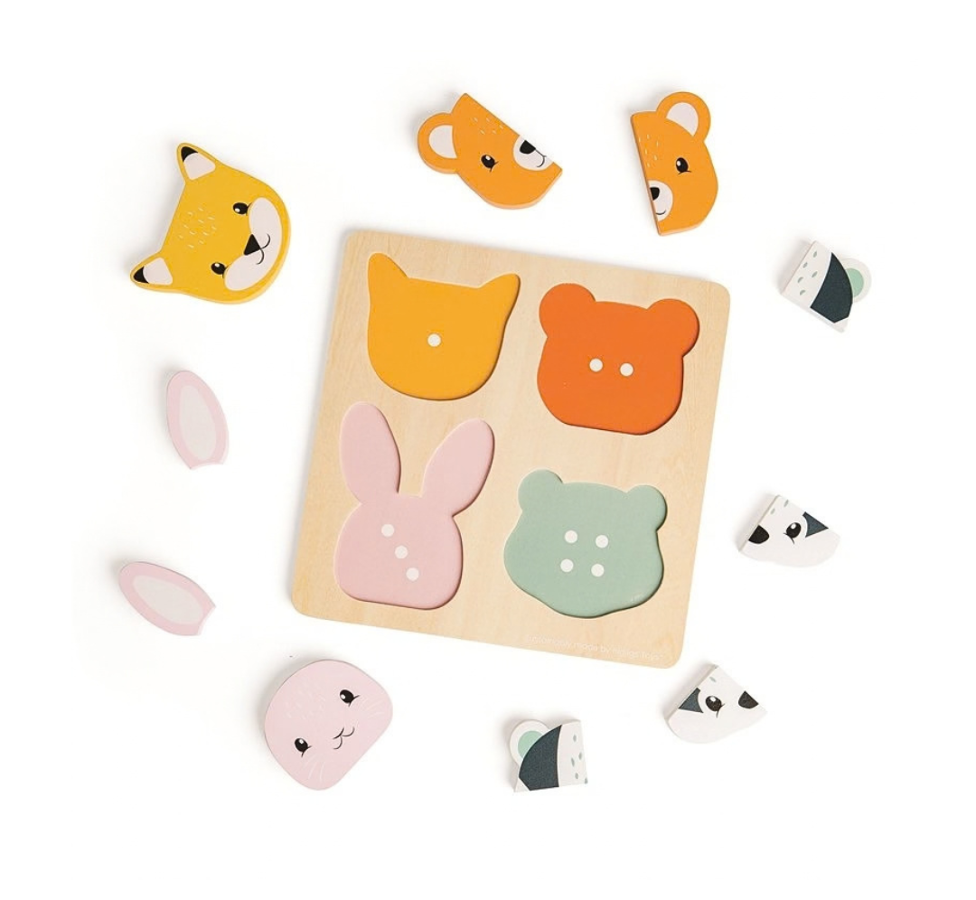 Puzzle animales del bosque