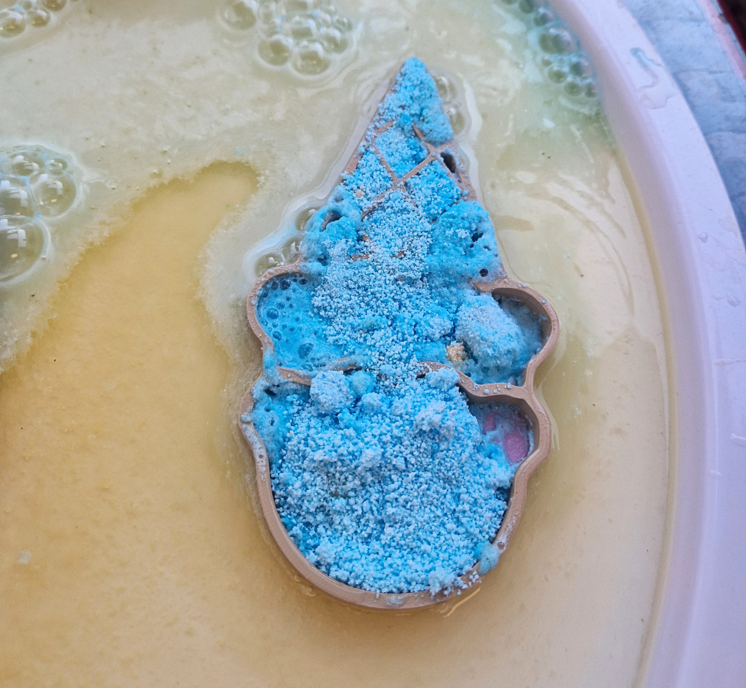 Polvo efervescente sensorial Azul