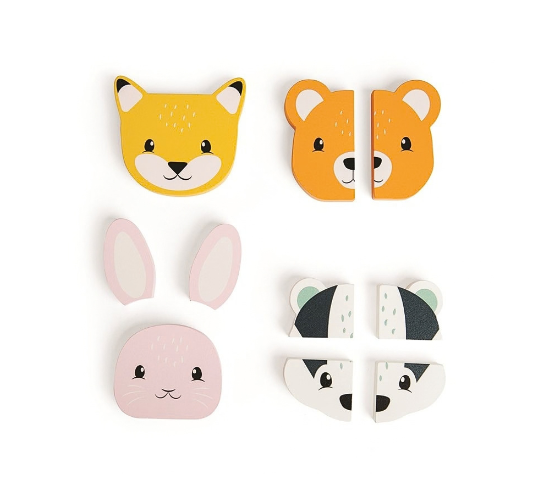 Puzzle animales del bosque