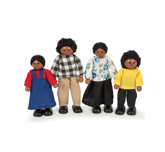 Muñecos multiculturales - Familia africana