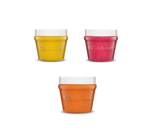 Plastilina natural amarillo, rosa y naranja - Childgen