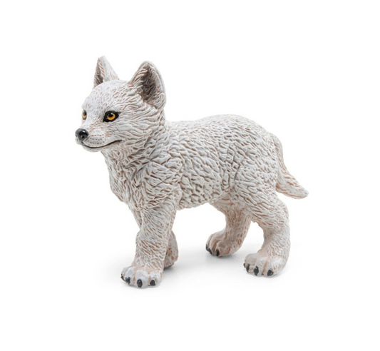 Lobo polar cría