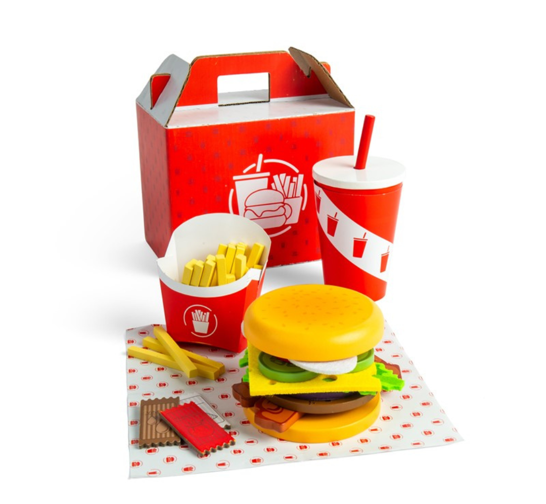 Set de Menú de Hamburguesa