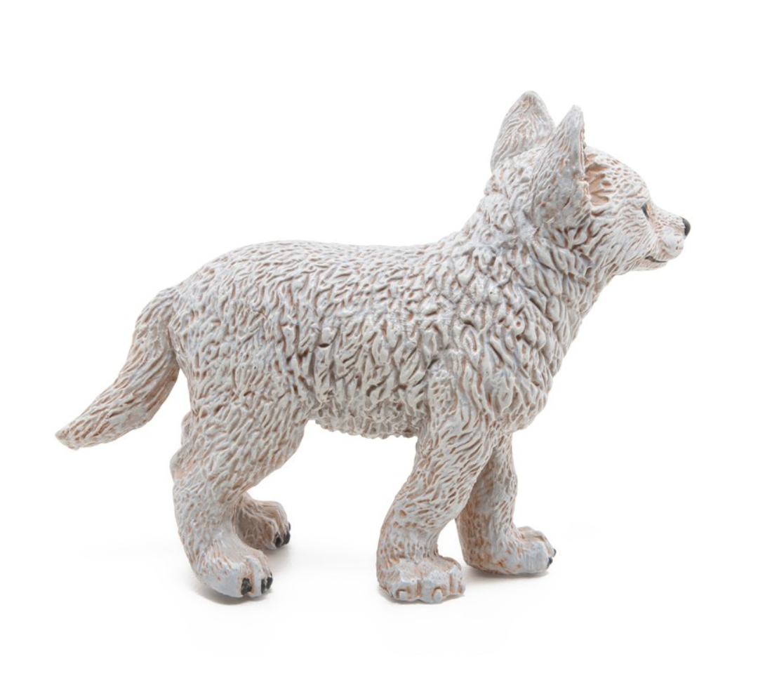Lobo polar cría
