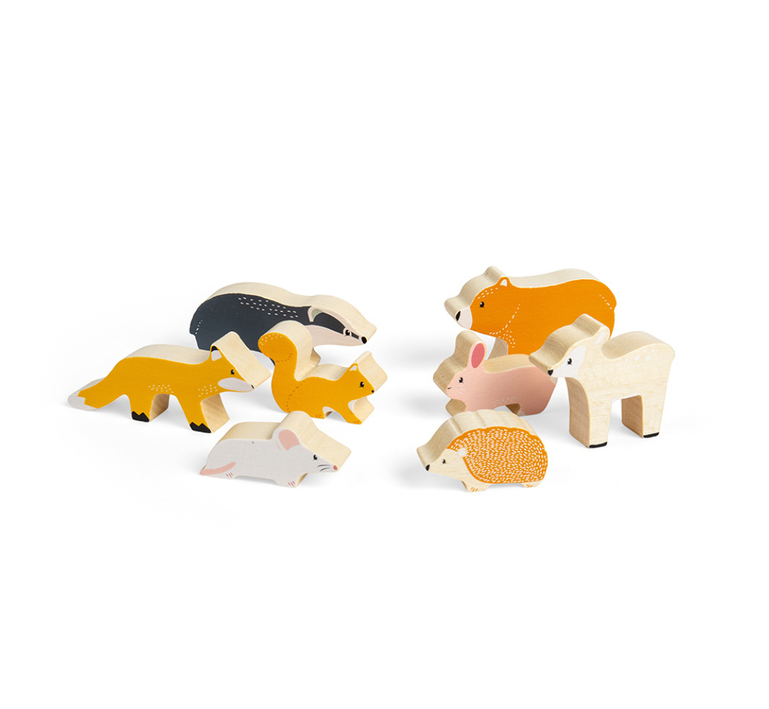 Conjunto de Animales del Bosque